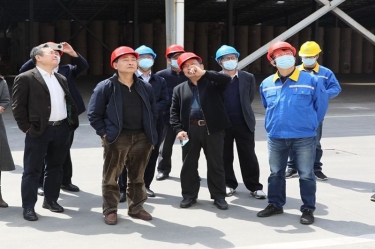 生态环境部科财司副司长付川一行考察由8868体育首页登录承担的国家科技重大专项示范工程