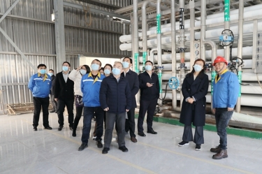 2022年12月15日，时任浙江省发展改革委党组成员、副主任吴红梅莅临8868体育首页登录调研企业用能、节能工作