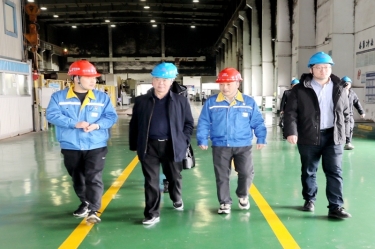 2024年 1月30日，浙江省经信厅机关党委二级巡视员孙自强莅临8868体育首页登录开展岁末年初安全生产督导