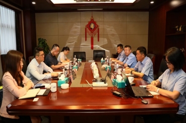 中国进出口银行浙江省分行行长彭豪一行莅临8868体育首页登录开展银企高层会谈活动